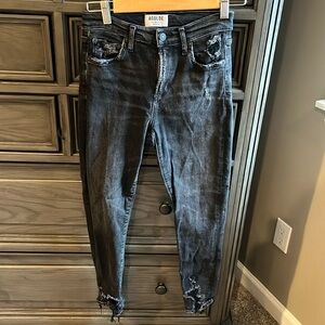 Agolde black skinny jeans